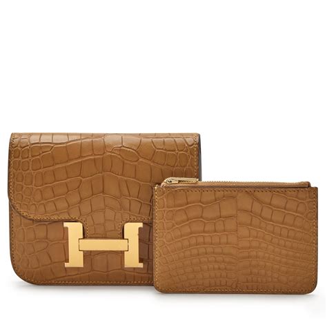 hermes constance walelt|Hermes constance bag crocodile.